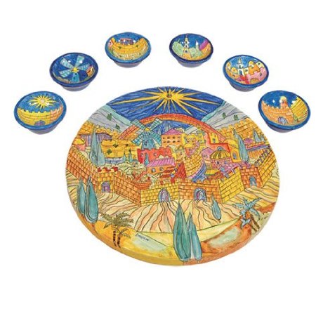 Jerusalem Oriental Seder Plate