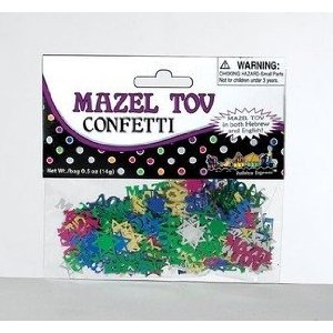 Mazel Tov Multi Color Confetti